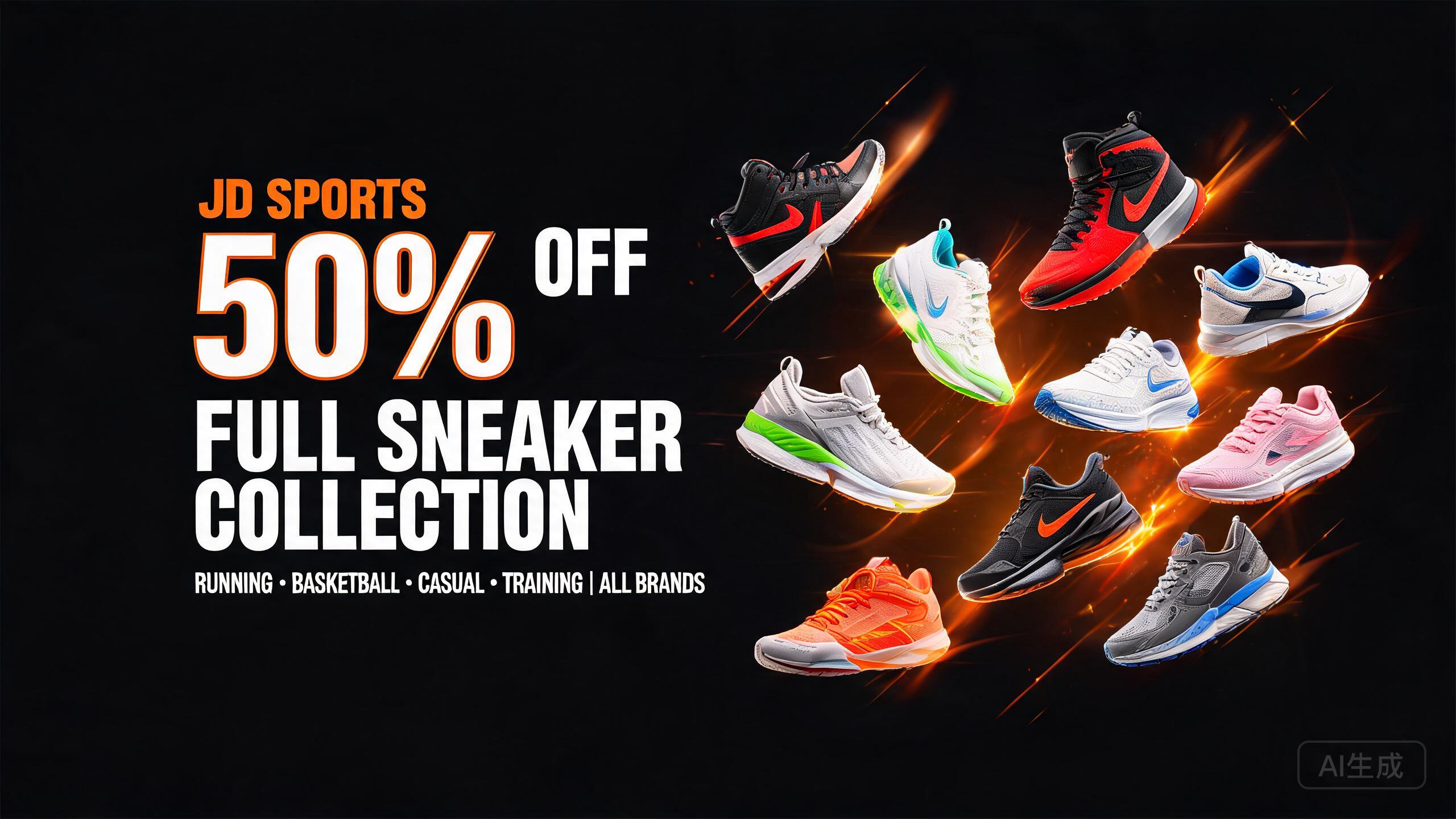 50% Off Premium Sneakers Sale