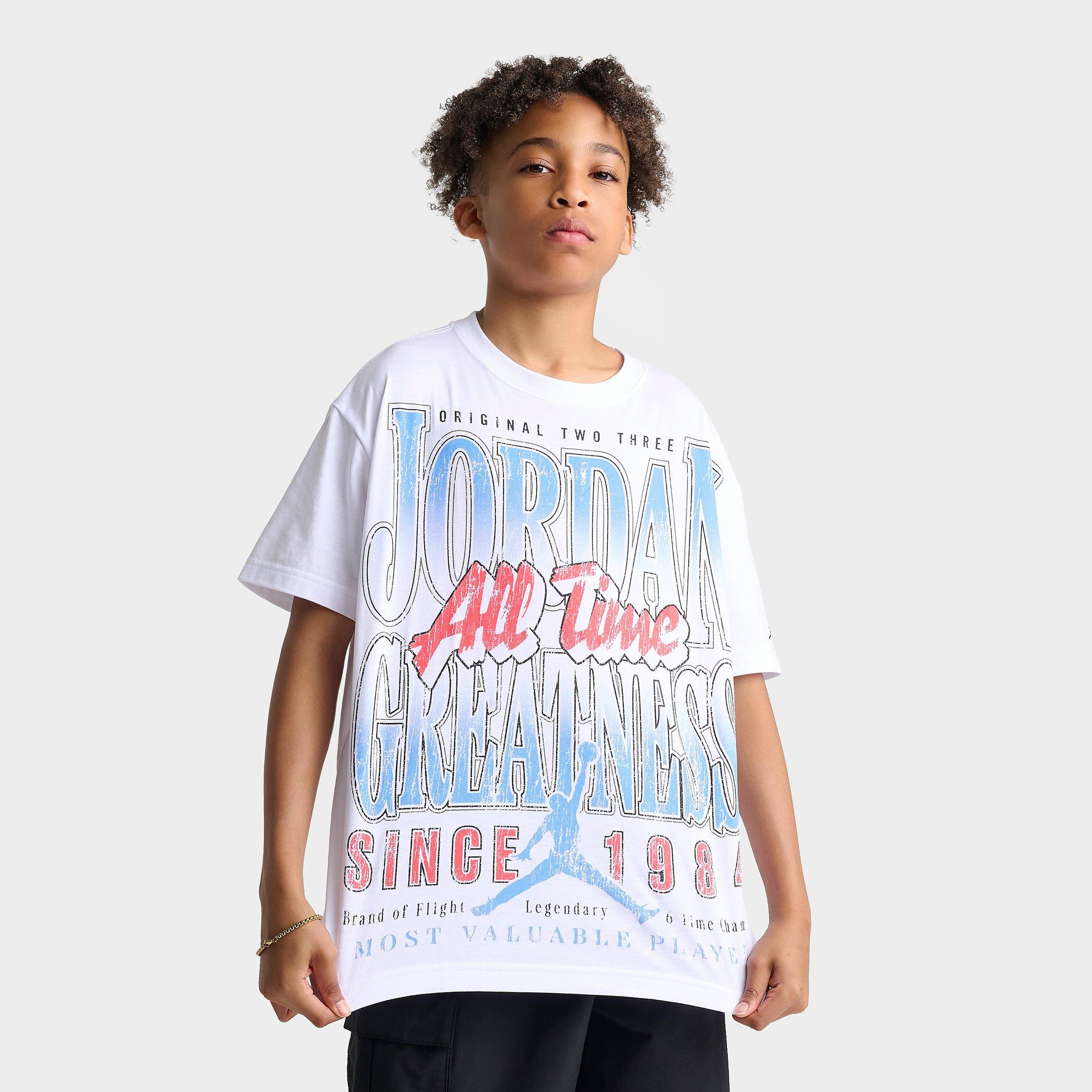 Big Kids’ Jordan All Time Greatness Graphic T-Shirt