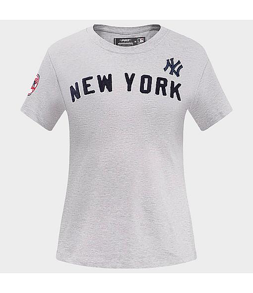 Pro Standard New York Yankees MLB Classic Single Jersey Slim T-Shirt - Image 2