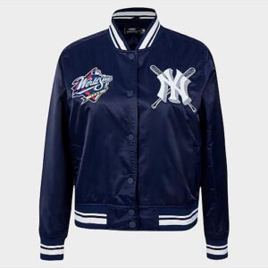 Pro Standard New York Yankees MLB Mash Up Rib Satin Jacket