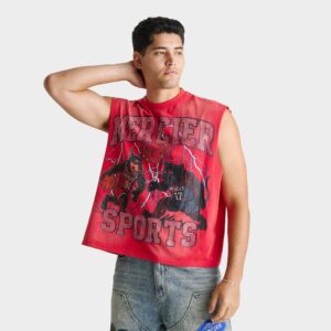 Mercier Sports Lightning Graphic Sleeveless T-Shirt