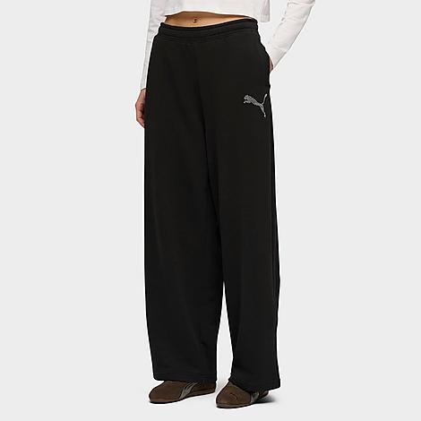 Puma Essentials Graphics Bedazzled Slouchy Pants
