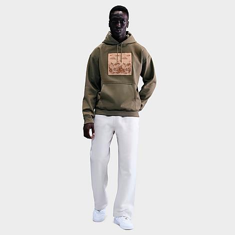 Nike Solo Swoosh Graphic Fleece Pullover Hoodie - Image 2