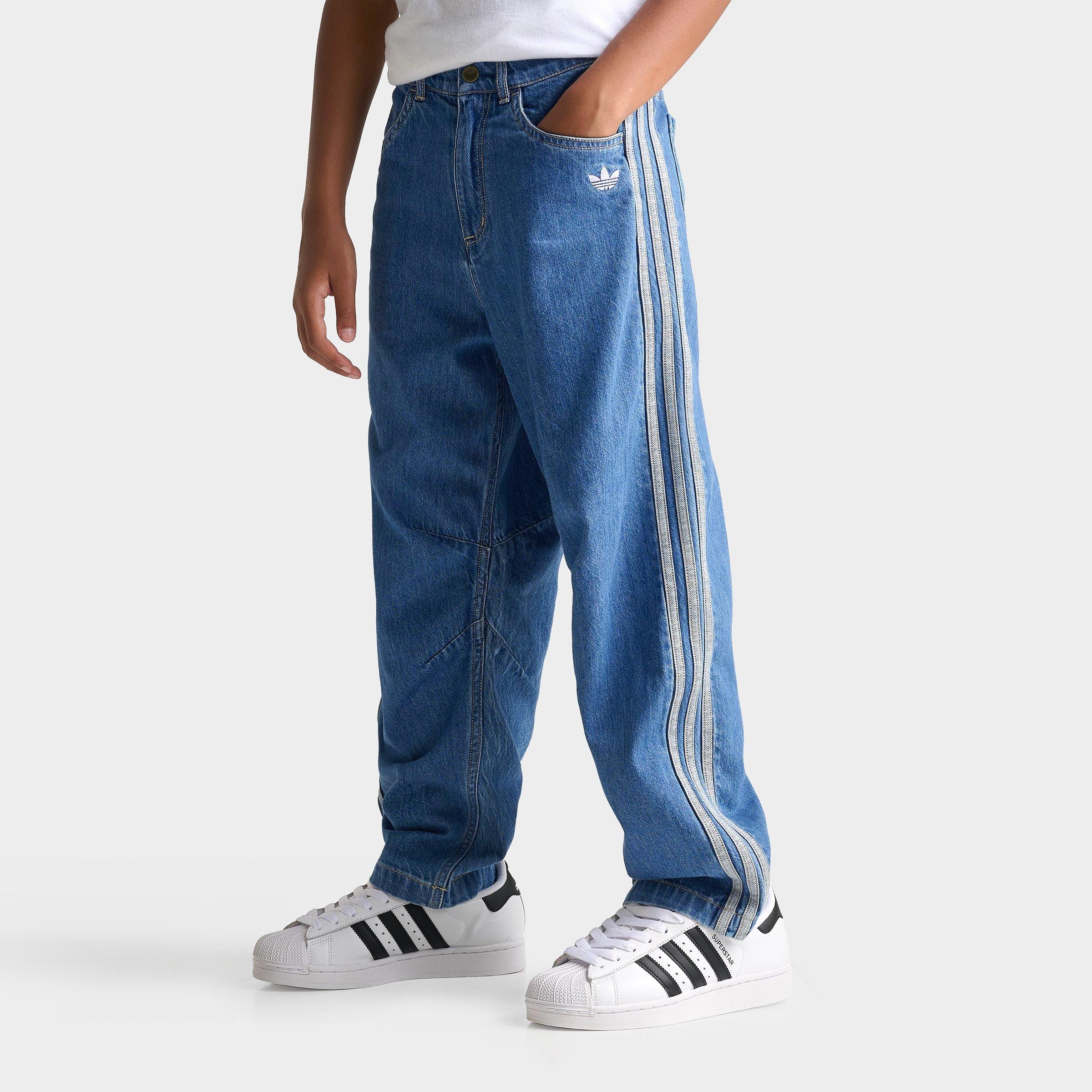 Big Kids’ adidas Originals 3-Stripes Denim Jeans