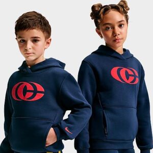 Big Kids’ Nike x Caitlin Clark Essential Fleece Pullover Hoodie