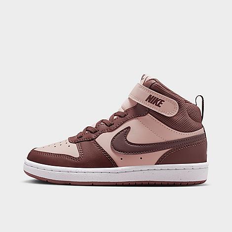 Little Kids’ Nike Court Borough Mid 2 Casual Shoes - Image 2