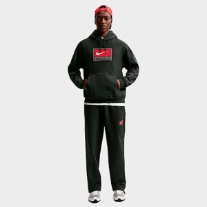 Nike Solo Swoosh Chenille Patch Fleece Pullover Hoodie