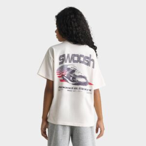 Big Kids’ Nike Sportswear Swoosh Back Hit T-Shirt