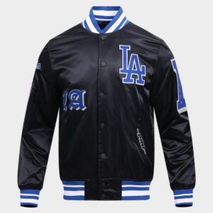 Pro Standard Los Angeles Dodgers MLB Old English Satin Jacket