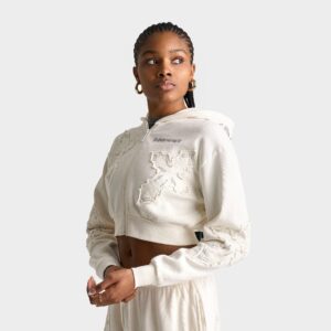 Hoodrich NYX Cropped Fleece Full-Zip Hoodie