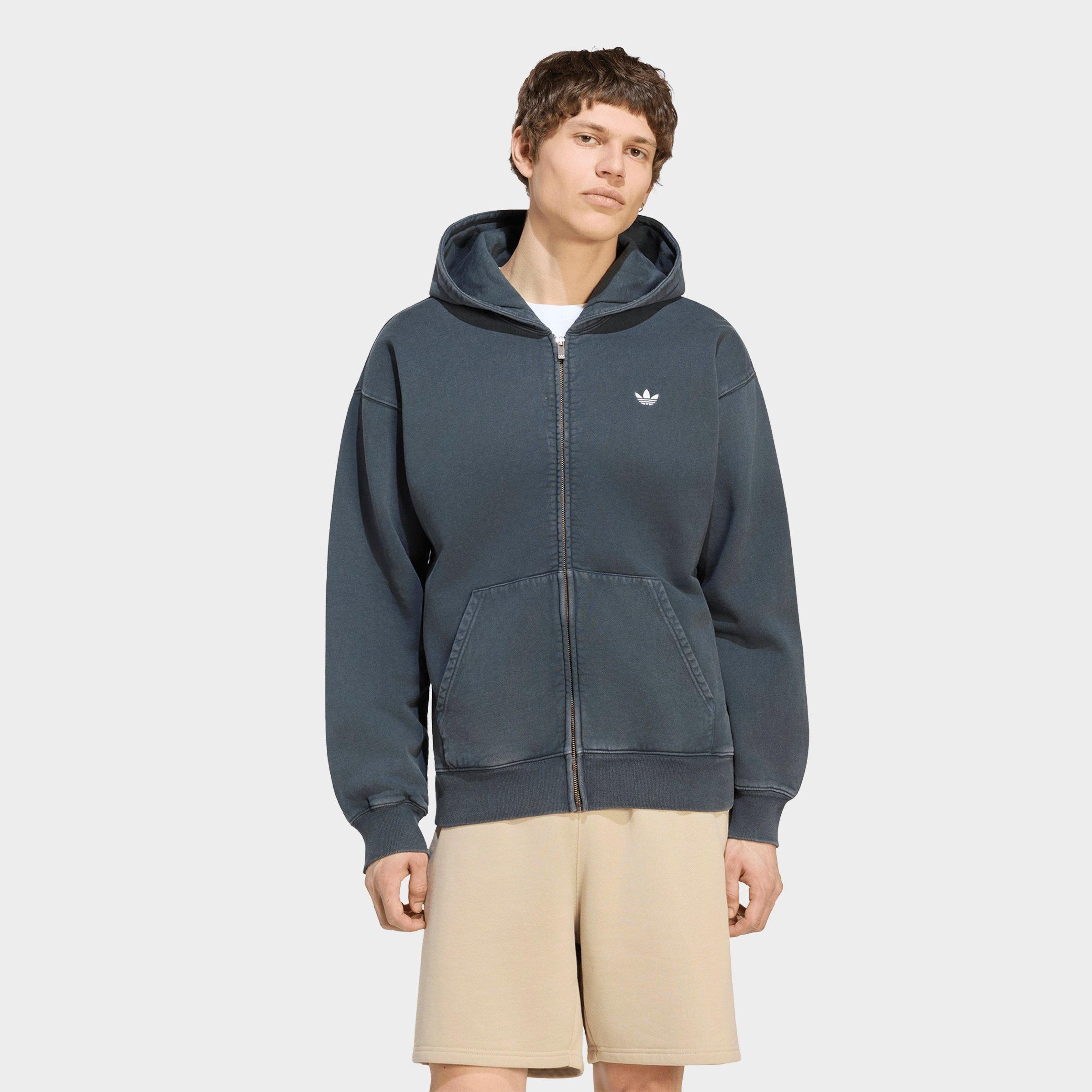 adidas Originals Trefoil Essentials Washed Loose Full-Zip Hoodie