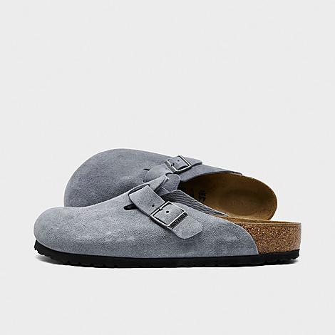 Birkenstock Boston Suede Leather Birko-Flor Clogs
