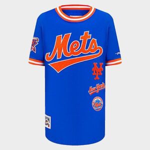 Big Kids’ Pro Standard New York Mets MLB Striped Rib T-Shirt