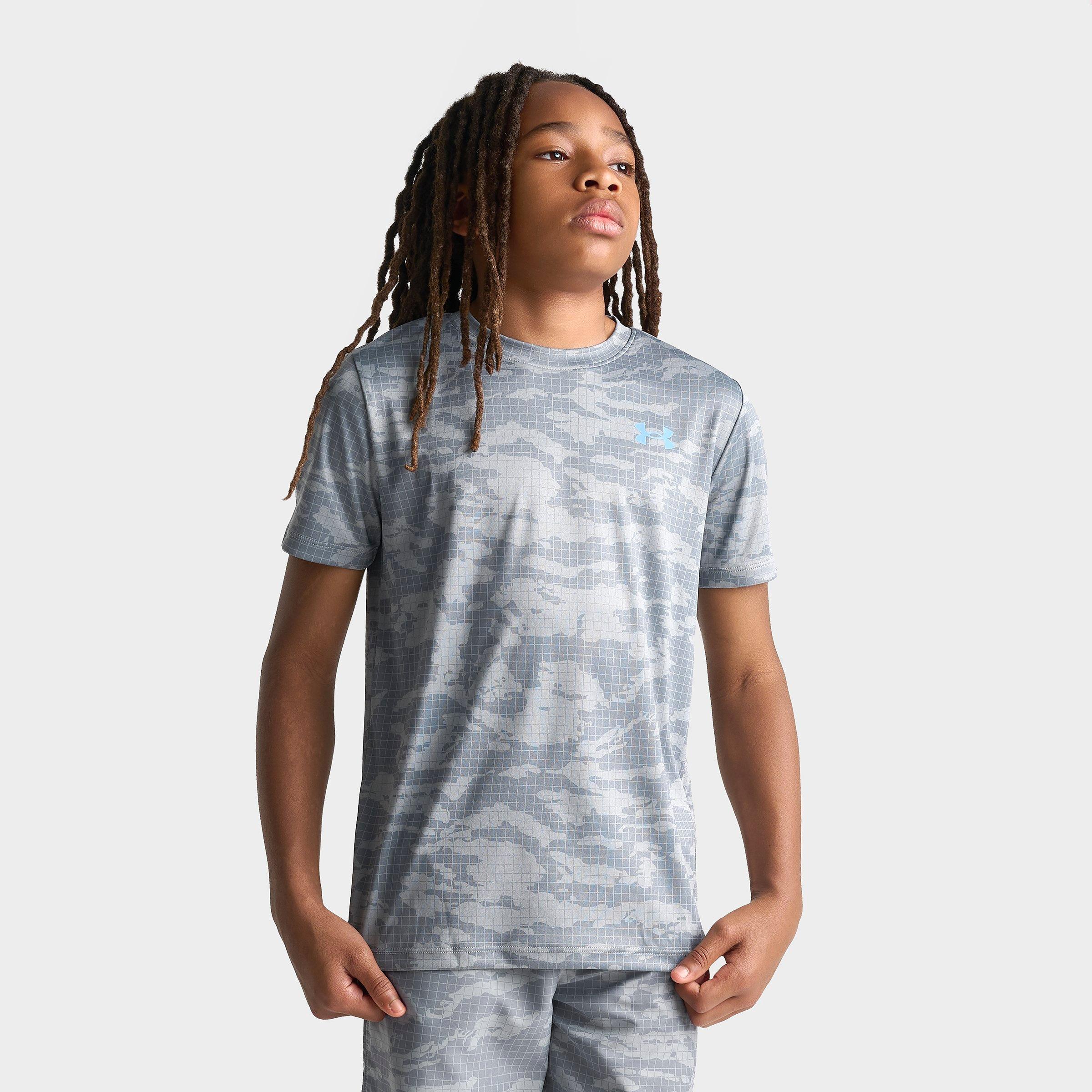 Big Kids’ Under Armour Grid Camo T-Shirt