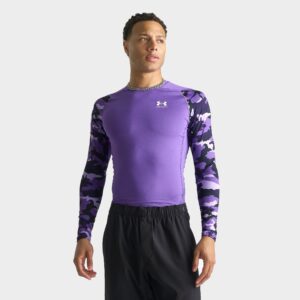 Under Armour HeatGear® Compression Colorblock Long-Sleeve Training Top