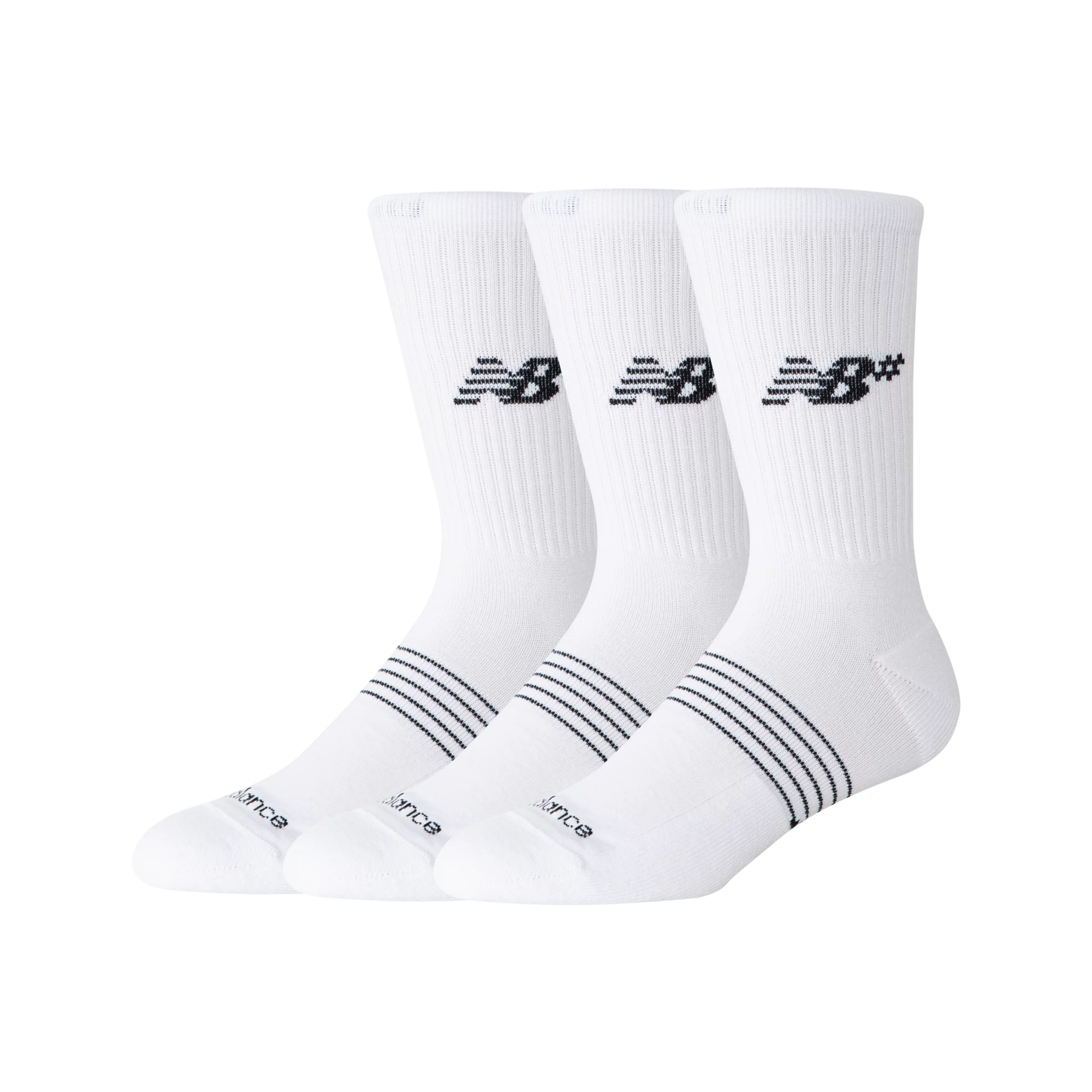 Active Numeric Crew Socks 3 Pack