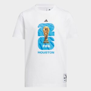 Big Kids’ adidas FIFA World Cup 26 Host City Houston Graphic Soccer T-Shirt
