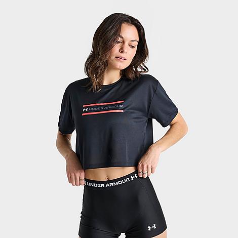 Under Armour UA Tech™ Branded Crop Short-Sleeve T-Shirt
