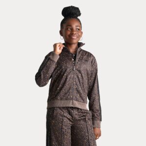 Girls’ Big Kids’ adidas Originals Leopard Firebird Track Jacket