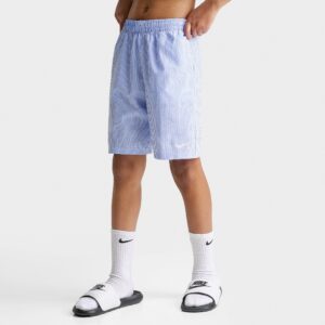 Big Kids’ Nike Seersucker Ripple Brief-Lined 7″ Volley Swim Shorts