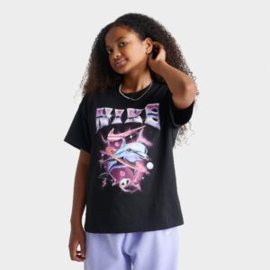 Girls’ Big Kids’ Nike Sportswear Futura Graphic T-Shirt