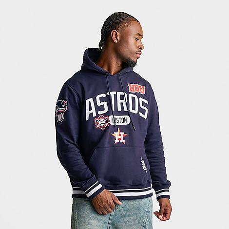 Pro Standard Houston Astros MLB Letterman Fleece Pullover Hoodie