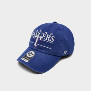 ’47 Texas Rangers MLB Team Name & Logo Clean Up Strapback Hat