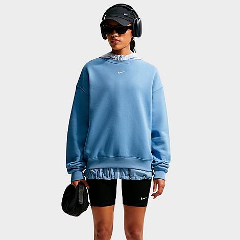 Nike Studio Fleece Medium Weight Oversized Crewneck Sweatshirt - Image 3