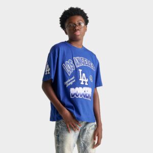 Big Kids’ Pro Standard Los Angeles Dodgers MLB Turn It Up T-Shirt