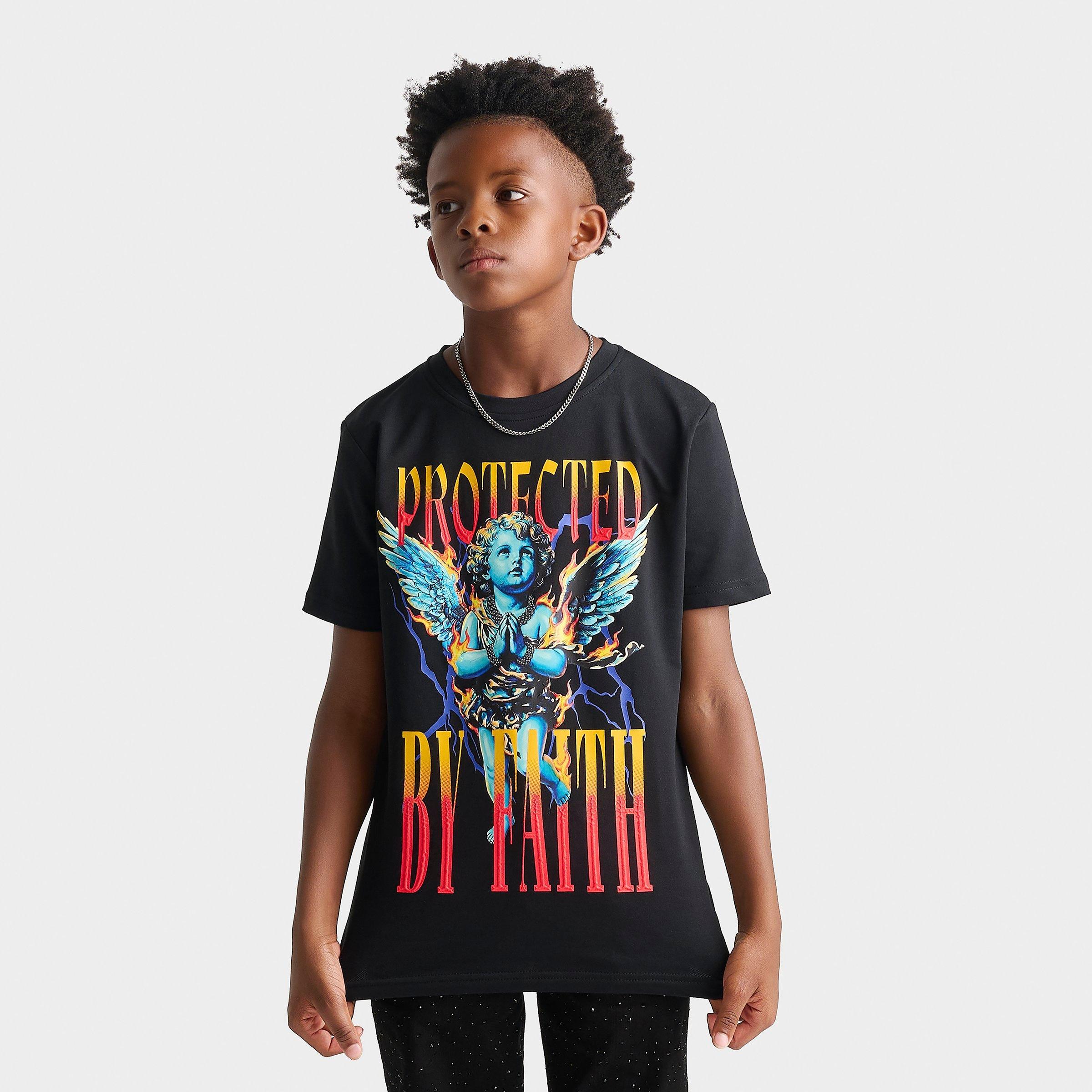 Big Kids’ Streetz Iz Watchin Protected By Faith T-Shirt