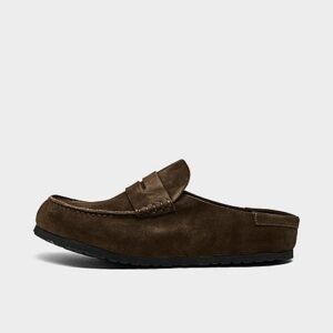 Birkenstock Naples Wrapped Suede Leather Clogs