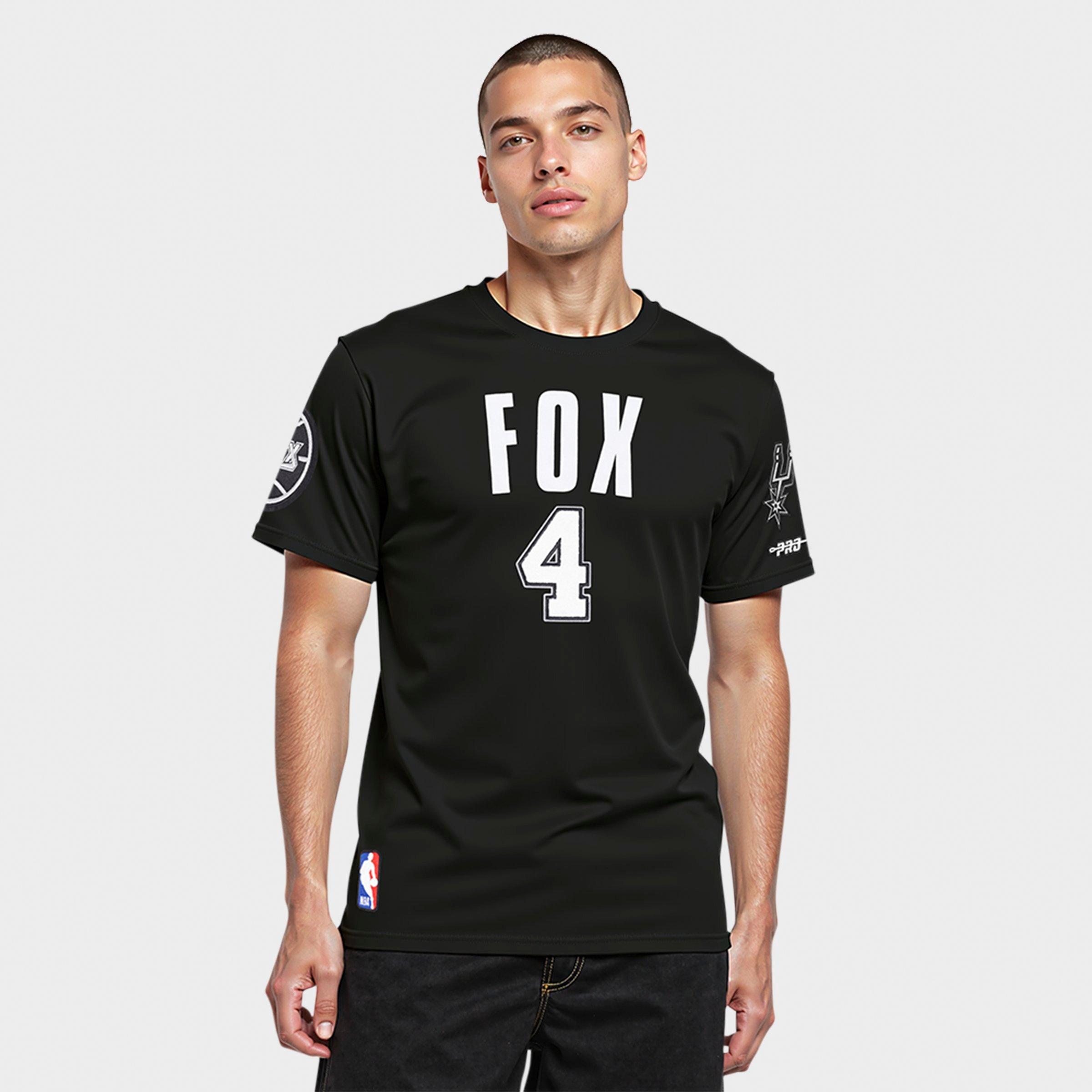 Pro Standard De’Aaron Fox San Antonio Spurs NBA Name and Number T-Shirt