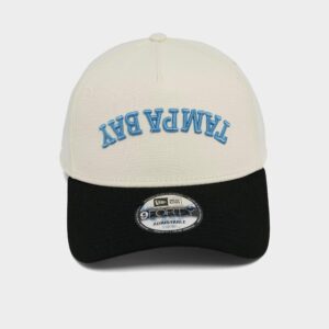 New Era Tampa Bay Rays MLB Upside Down Wordmark 9FORTY A-Frame Snapback Hat