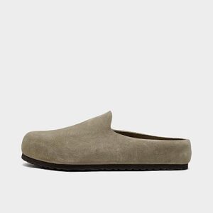 Birkenstock Amsterdam Wrapped Suede Leather Clogs