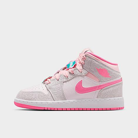 Girls’ Big Kids’ Air Jordan Retro 1 Mid SE Multi Casual Shoes