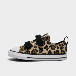 Girls’ Toddler Converse Chuck Taylor All Star Leopard Print Easy-On Casual Shoes
