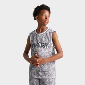 Big Kids’ Hoodrich Hunting Camo Basketball Jersey