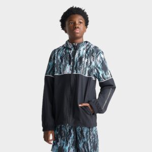 Big Kids’ Under Armour Allover Print Full-Zip Woven Jacket