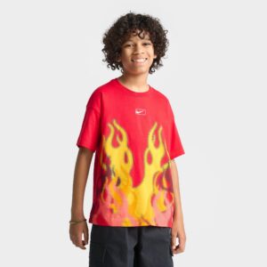 Boys’ Big Kids’ Nike Sportswear M90 Flame T-Shirt