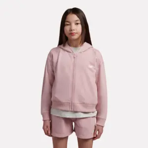 9060 Graphic Cropped Zip Hoodie