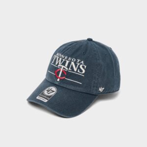 ’47 Minnesota Twins MLB Team Name & Logo Clean Up Strapback Hat