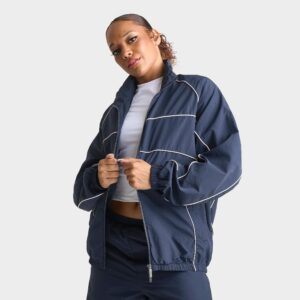 DAILYSZN Weather-Resistant Piped Woven V2 Full-Zip Jacket