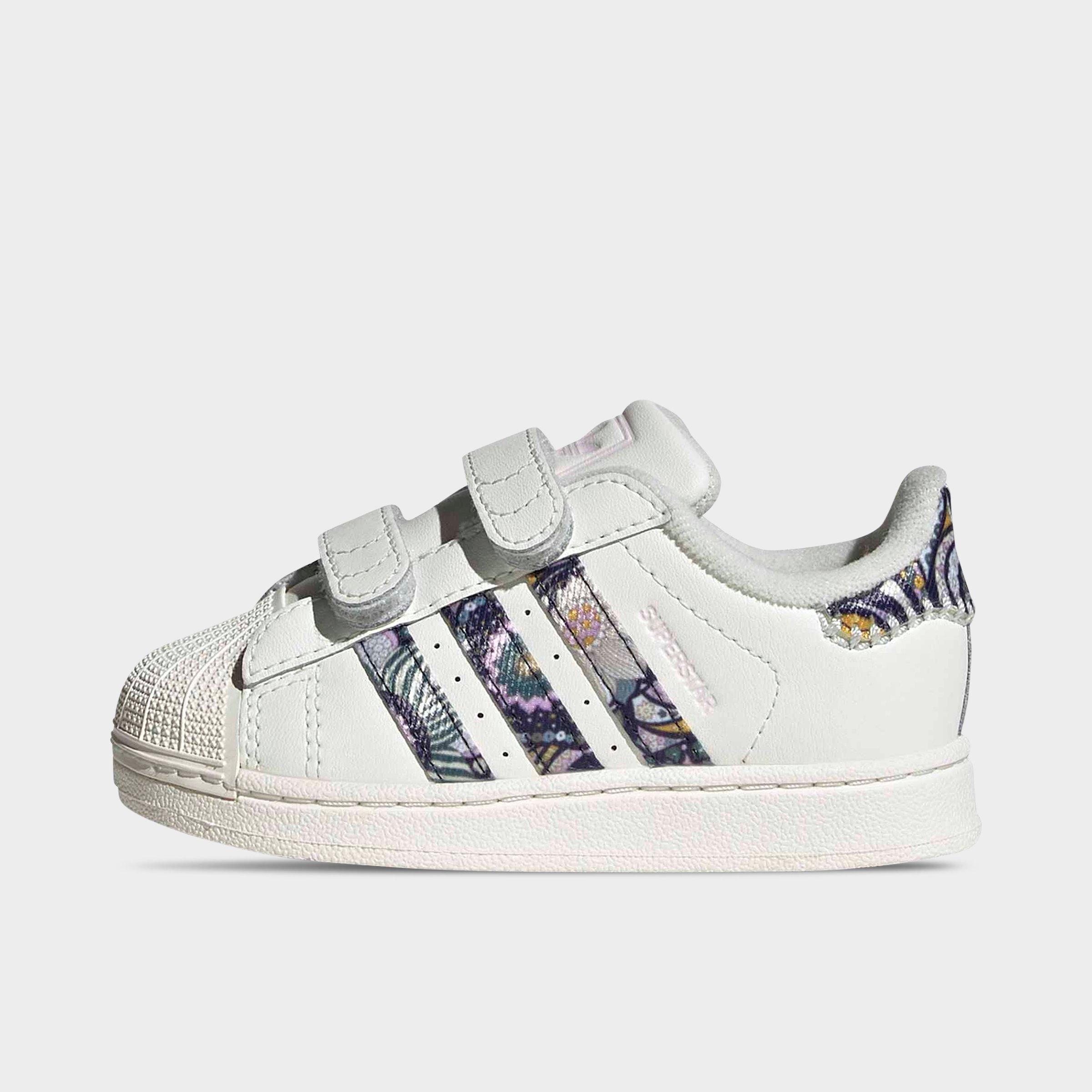 Girls’ Toddler adidas Originals x Liberty London Superstar II Comfort Closure Casual Shoes