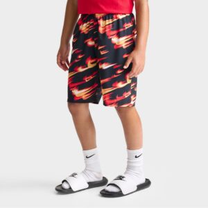 Boys’ Big Kids’ Nike Swim Heat Map Swoosh 7-Inch Lined Volley Shorts