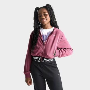 Girls’ Big Kids’ Nike Pro Fleece Dri-FIT Full-Zip Hoodie