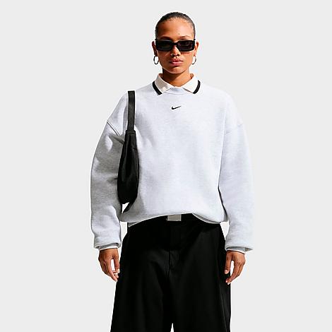 Nike Studio Fleece Medium Weight Oversized Crewneck Sweatshirt - Image 4