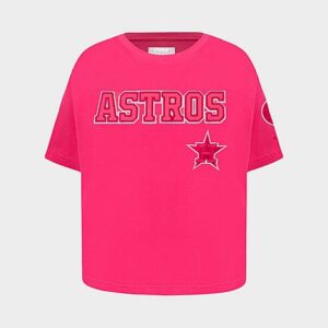 Girls’ Big Kids’ Pro Standard Houston Astros MLB Boxy T-Shirt