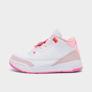 Girls’ Little Kids’ Air Jordan Retro 3 Basketball Shoes