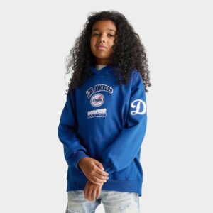 Big Kids’ Pro Standard Los Angeles Dodgers MLB Turn It Up Pullover Hoodie