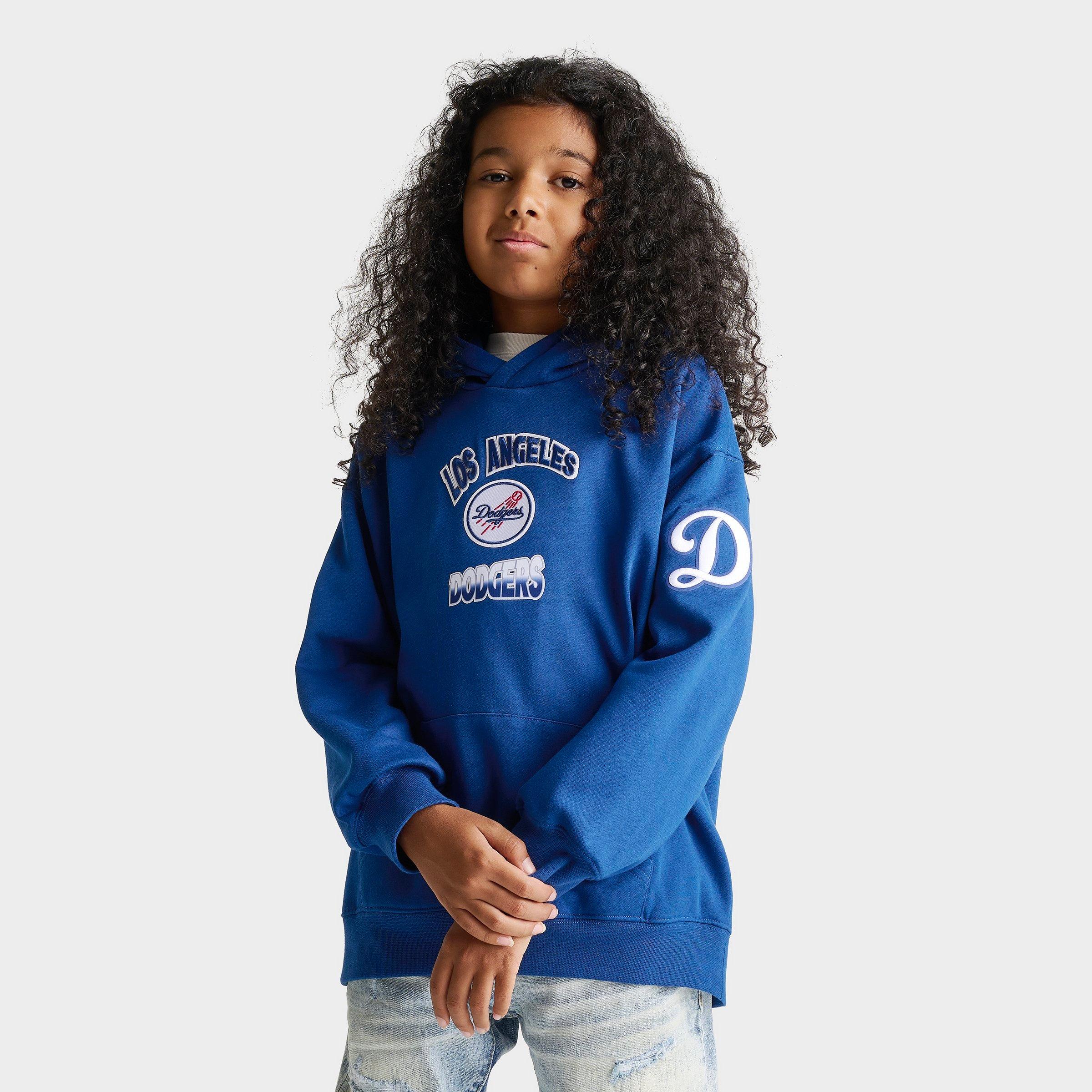 Big Kids’ Pro Standard Los Angeles Dodgers MLB Turn It Up Pullover Hoodie